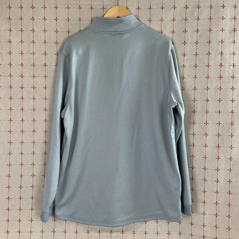 Under Armour coldgear loose 1/4 zip fleece pullover mock neck sweater Men’s XXL - Picture 2 of 5